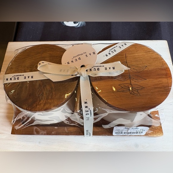 Rae Dunn White Herb Canisters with Wooden Lids - Picture 3 of 3